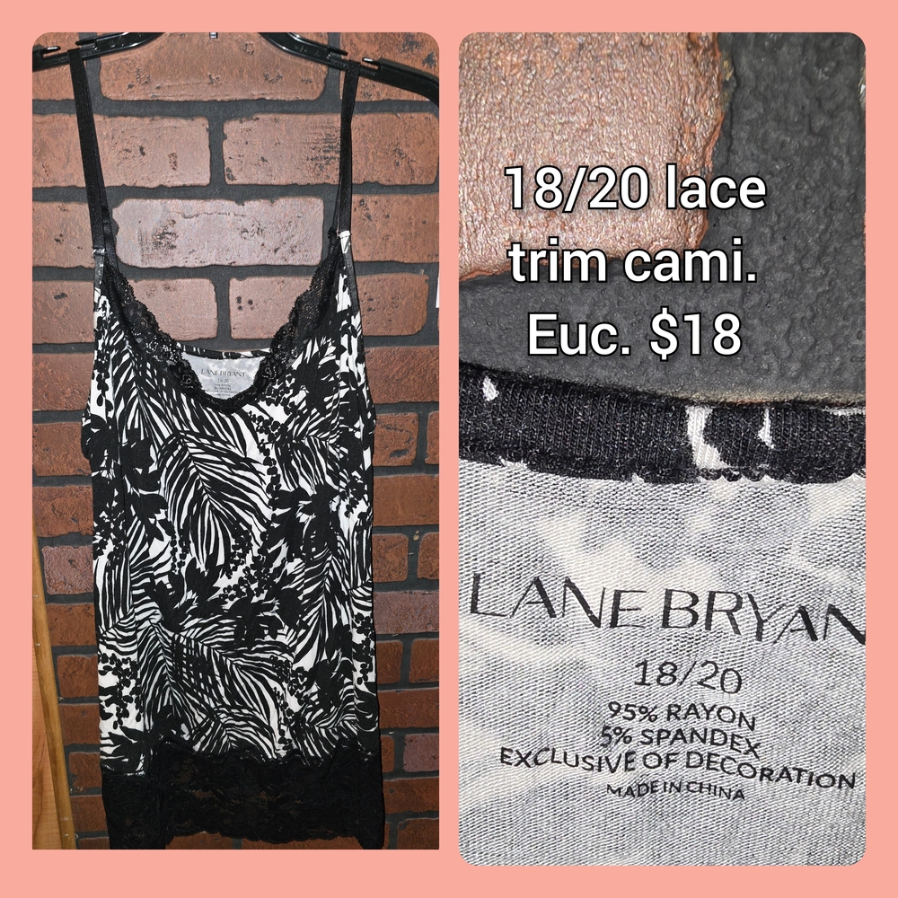 Lane Bryant  Lace Trim Cami